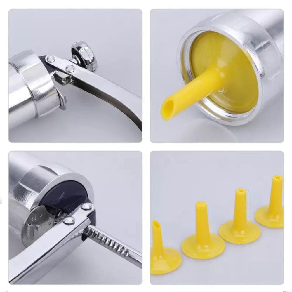 Manual Cookie Press Gun And Icing Set Alloy Churro Maker, Cookie Press Machine, Aluminum Cookie Gun, Biscuit Maker, Manual Cookie Press Stamps Set, Baking Tool With 10 Cookie Molds 4 Nozzles Manual Cookie Press Gun And Icing Set Alloy Churro Maker, Cookie Press Machine, Aluminum Cookie Gun, Biscuit Maker, Manual Cookie Press Stamps Set, Baking Tool With 10 Cookie Molds 4 Nozzles